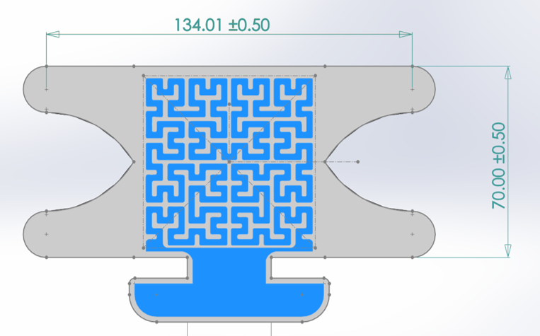 CAD model of electron design